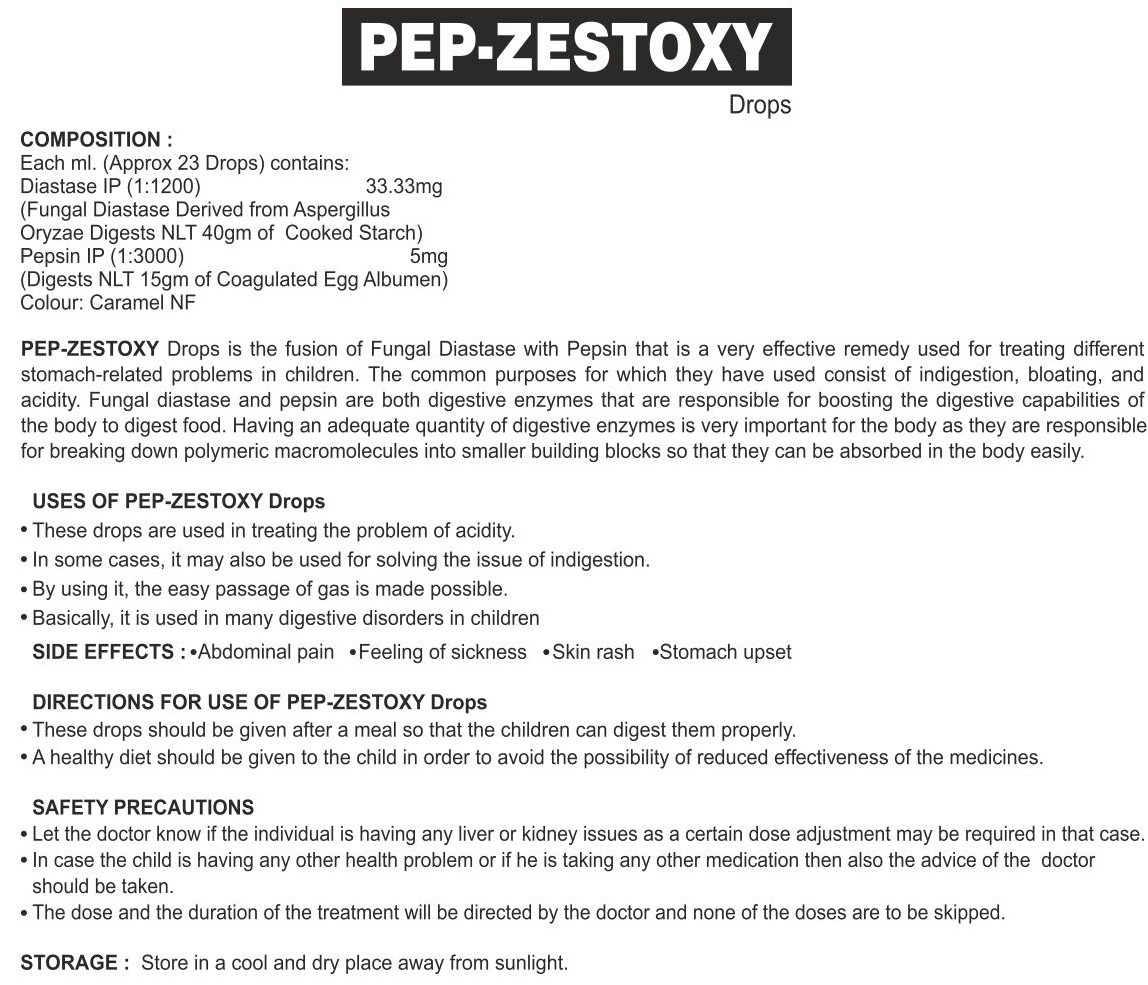 PEP-ZESTOXY DROPS